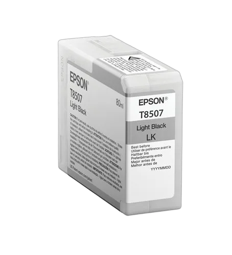 Epson Ink/T8507 Ultrachrome HD 80ml LBK — vue 1