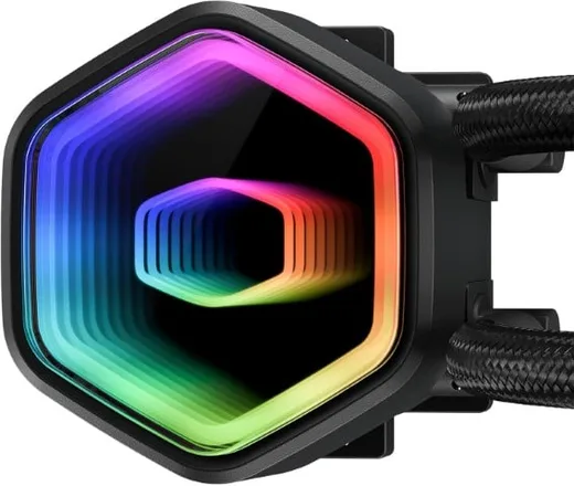 Cooler Master MasterLiquid 240 Core II ARGB - Noir — vue 3