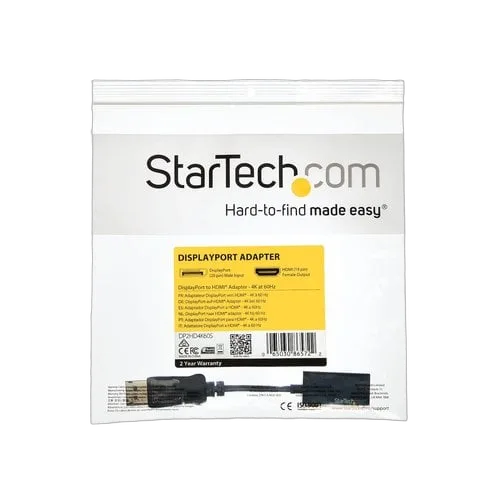 StarTech DisplayPort to HDMI Adapter - 4K 60Hz — vue 7