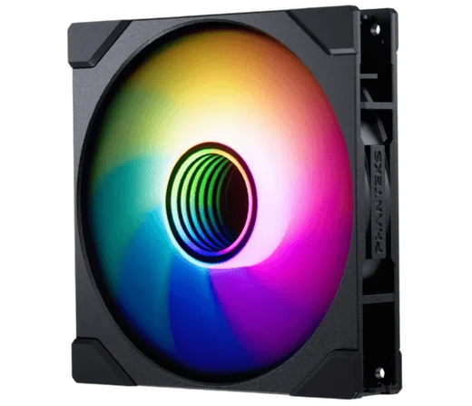 Phanteks M25 Gen2 PWM Noir Reverse Blade (3x140mm) D-RGB — vue 2