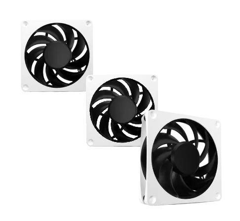 Alphacool Apex Stealth Metal 120mm - 3000rpm Blanc Pack de 3 — vue 1