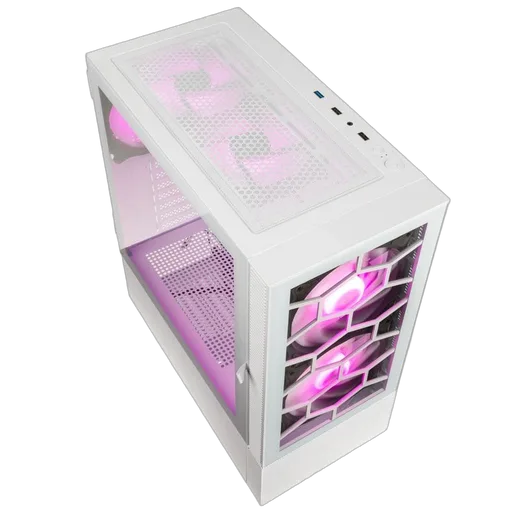 Kolink Observatory MX Glass ARGB Blanc - MT/Sans Alim/ATX — vue 2