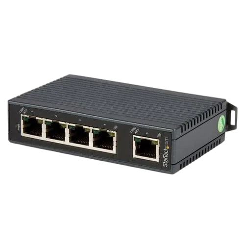 StarTech 5 Port Industrial 10/100 Ethernet Switch — vue 1