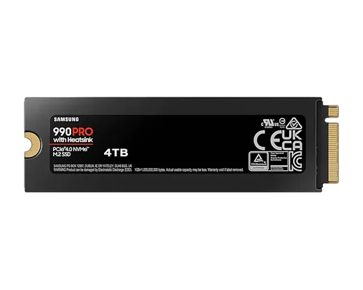 Samsung 990 PRO Dissipateur 4To M.2 — vue 2