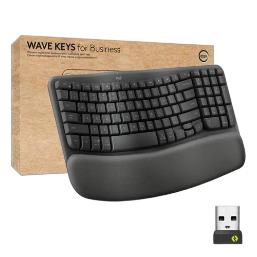 Logitech WAVE KEYS FOR BUSINESS-GRAPHITE — vue 1