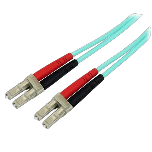 StarTech 1m 10 Gb Aqua Fiber Patch Cable LC/LC — vue 1