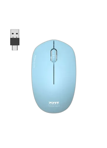 Port MOUSE COLLECTION WIRELESS - AZUR — vue 3