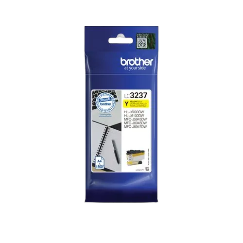 Brother - Jaune - LC3237Y — vue 1