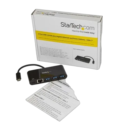 StarTech Hub USB C Hub 3 Port - GbE PD - USB 3.0 — vue 5