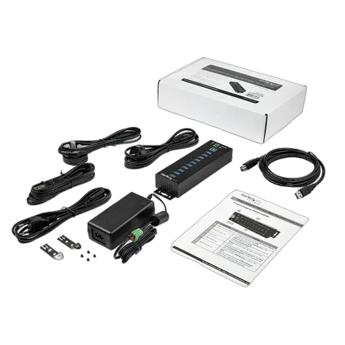 StarTech Hub USB 3.0 a 10 porte industriali USB — vue 4