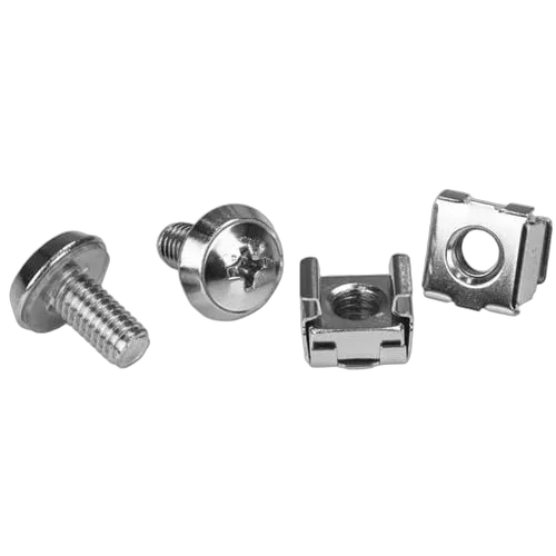 StarTech Screws and Cage Nuts M6 Rack - 20 Pack — vue 1