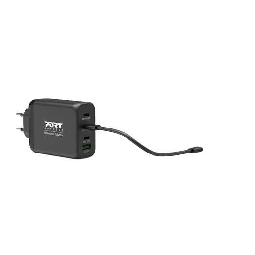 Port Chargeur mural GaN 130W 4 ports + Câble USB-C - 2m — vue 5