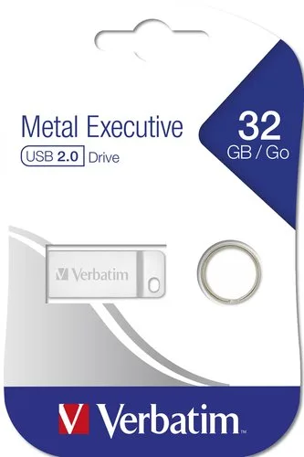 Verbatim Metal Execut USB 2.0 Drive Silver 32GB — vue 6