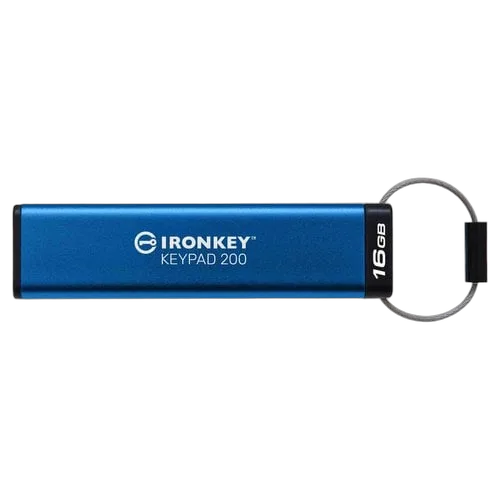 Kingston 16GB IRONKEY KEYPAD 200 AES-256 — vue 1