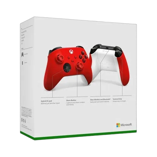 Microsoft XBOX Wireless Controller, fÃ¼r Xbox One / Series S/X / PC - Pulse Red  (QAU-00012) — vue 8