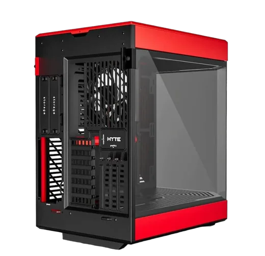 Hyte Y-60 Rouge - MT/Sans alim/ATX — vue 3