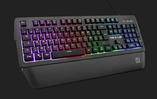 The G-LAB Keyz Palladium - Mécanique - Filaire - RGB - Noir — vue 2