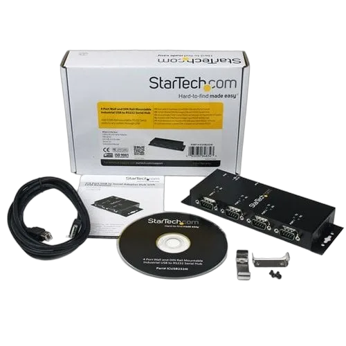 StarTech 4 Port USB to DB9 RS232 Serial Adapter — vue 6