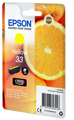 Epson - Jaune - C13T33444012 — vue 4