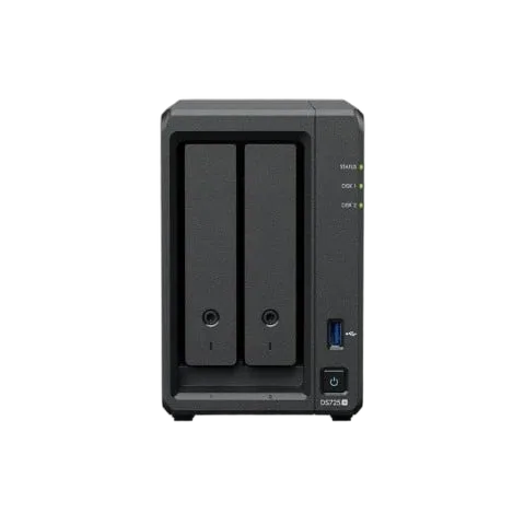 Synology DS725+ - 2 baies avec 2 disques de 4To RED Plus — vue 4