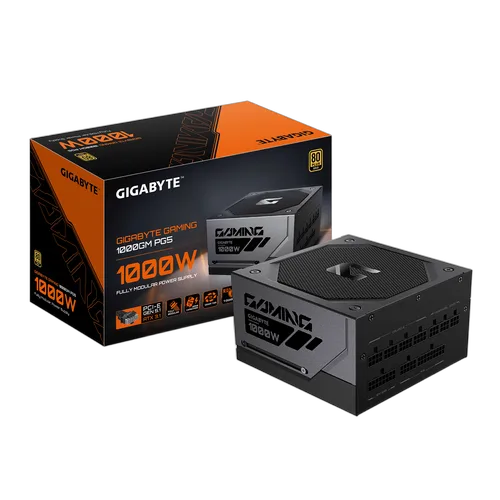 Gigabyte ATX 100W - 80+ Gold - GAMING 1000GM PG5 ICE Noir, vue 7