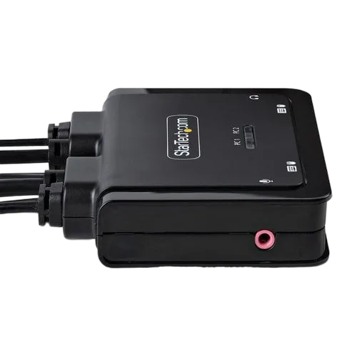 StarTech 2-PORT CABLE KVM SWITCH 4K - — vue 4