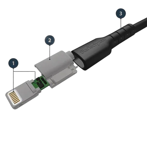 StarTech Cable USB to Lightning MFi Certified 1m — vue 5