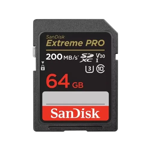 Sandisk EXTREME PRO 64GB SDXC MEMORY — vue 1