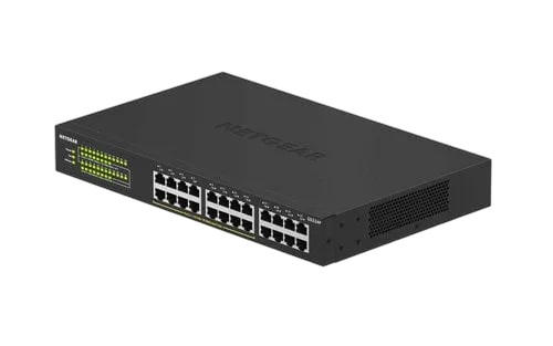 Netgear 24-Port Gigabit Ethern Unmngd PoE+Swtch — vue 6