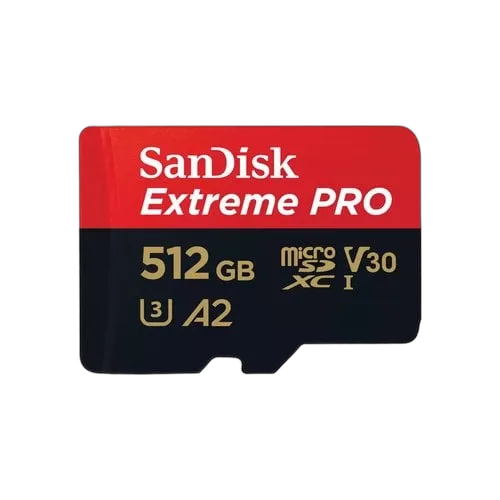 Sandisk EXTREME PRO MICROSDXC 512GB+SD — vue 1