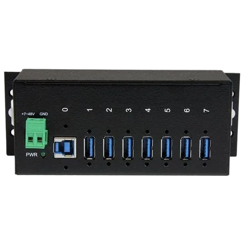 StarTech 7 Port Industrial USB 3.0 Hub - Metal — vue 3