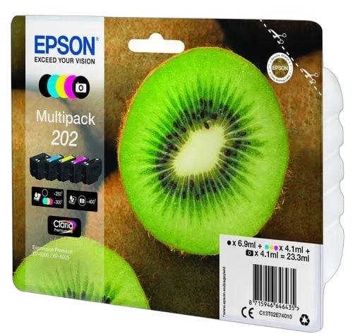 Epson Ink/202 Kiwi CMYKPk — vue 3