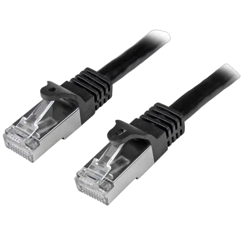 StarTech 1m Cat6 SFTP Patch Cable - Black — vue 1
