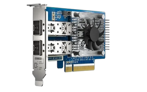 Qnap 2 PORT SFP28 25GBE NW EXP CARD — vue 3