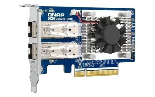 Qnap 2PORT SFP28 25GBE NW EXP CARD — vue 5