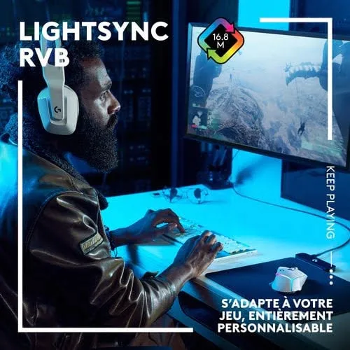 Logitech G502 X Plus - Sans-Fil - RGB - Blanc — vue 13