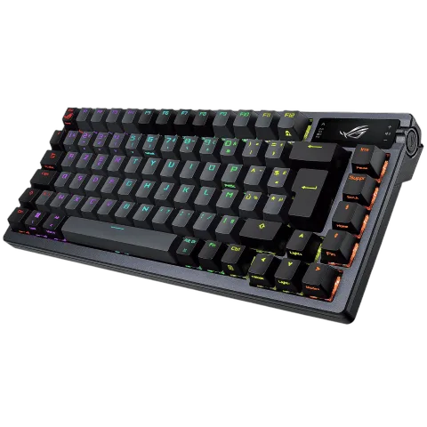 Asus ROG Azoth 75% - Mécanique - Sans-Fil - RGB - Noir — vue 2