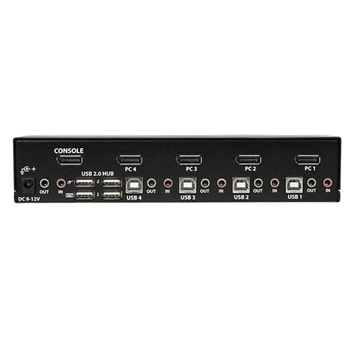 StarTech KVM Switch DisplayPort 4K 60Hz — vue 3