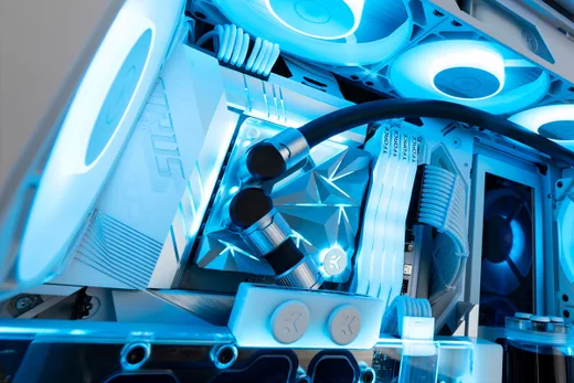 EK Water Blocks WaterBlock CPU EK-Quantum Velocity² Edge - Argent — vue 3