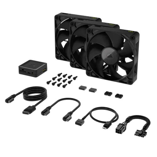 Corsair iCUE LINK RX120 - Kit de démarrage - Noir — vue 3