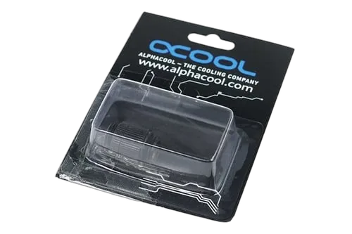 Alphacool Fitting double écrou G1/4 AG vers G1/4 AG - Noir — vue 2