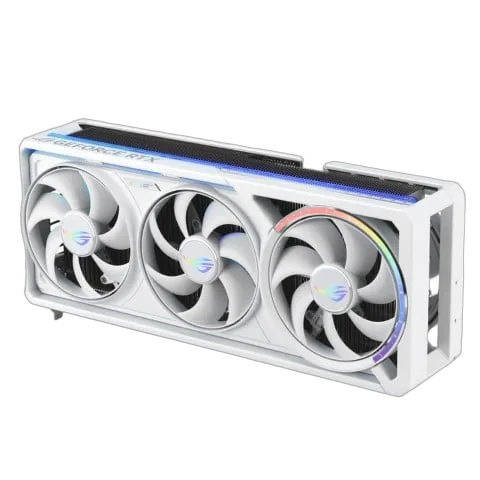 Asus ROG Astral GeForce RTX 5080 16GB OC Edition WHITE — vue 3