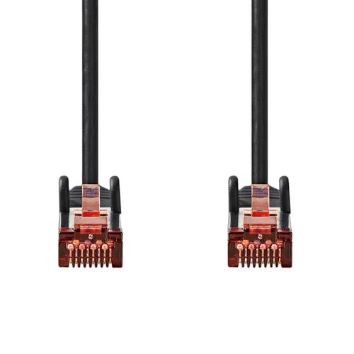 Nedis Cable RJ45 male/male - CAT6 S/FTP - Noir - 3m — vue 2