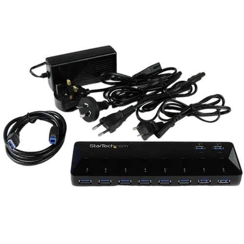 StarTech 10-Port USB 3.0 Hub w/Charge/Sync Ports — vue 4