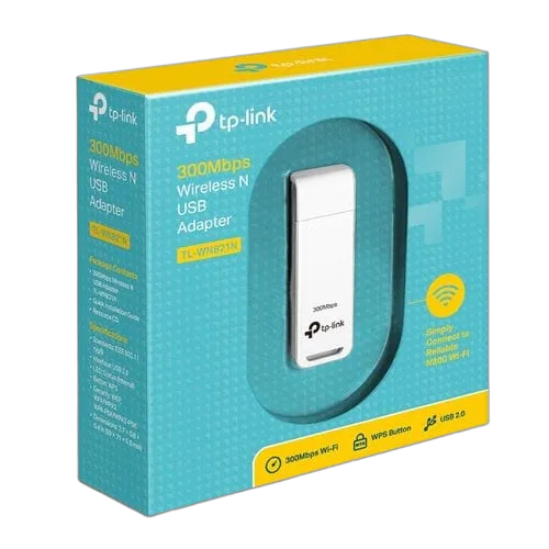 TP-Link Cl eacute; USB WiFi-N 300 Mbps — vue 3