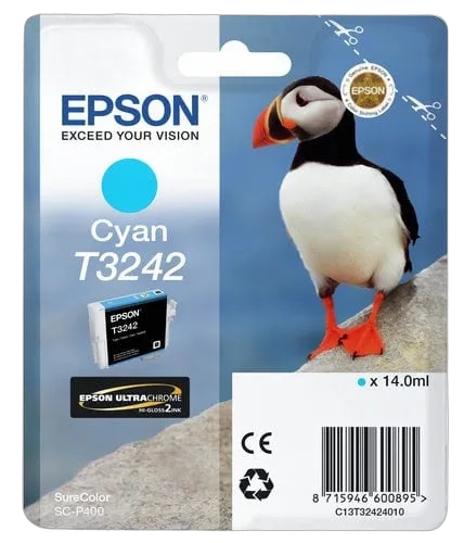 Epson Cartouche Cyan T3242 - C13T32424010 — vue 1
