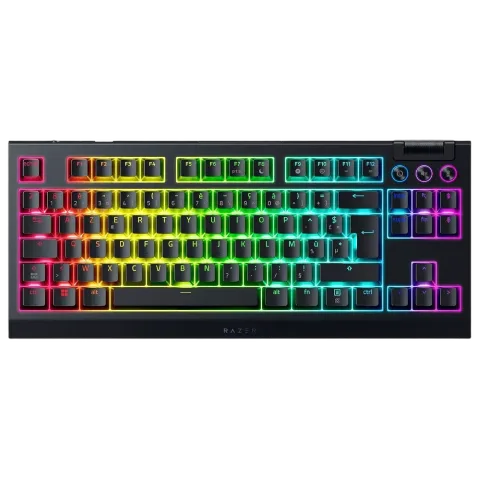 Razer BlackWidow V4 TKL HyperSpeed - Mécanique (Switch Orange) - Sans-Fil - RGB - Noir — vue 1
