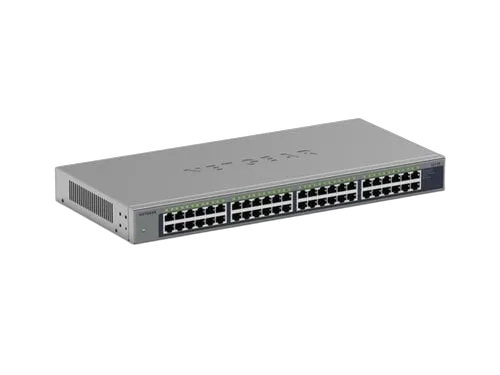 Netgear 48PT GIGE UNMANAGED RACKMOUNT — vue 3