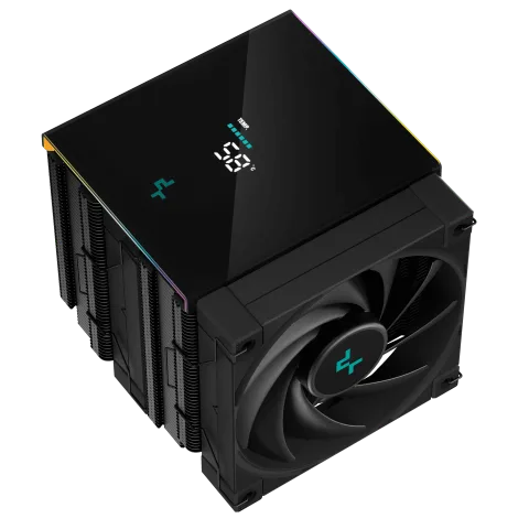 Deepcool CH160 Noir - mT/Sans Alim/Mini-ITX + AK620 DIGITAL Noir — vue 12