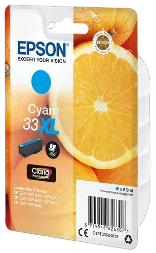 Epson - Cyan - C13T33624012 — vue 2